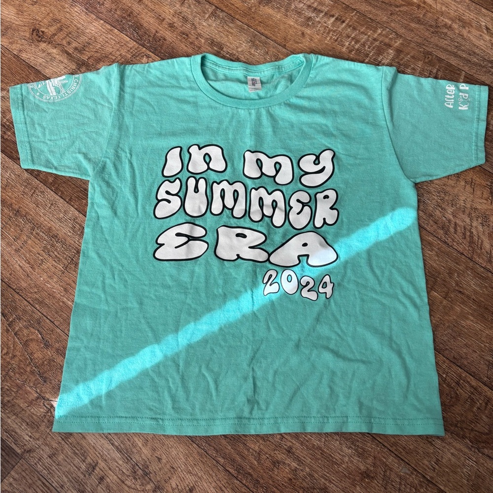 Jerzees Kids Aqua Summer Graphic Tee